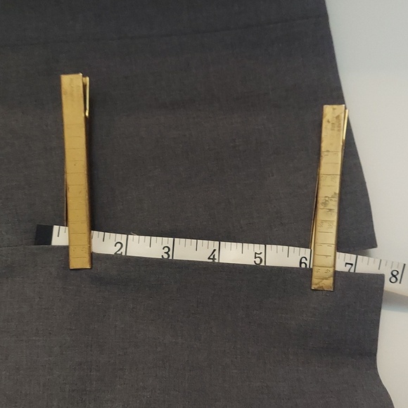 Ann Taylor suit skirt, wool blend,  size 10, gray - Picture 8 of 10